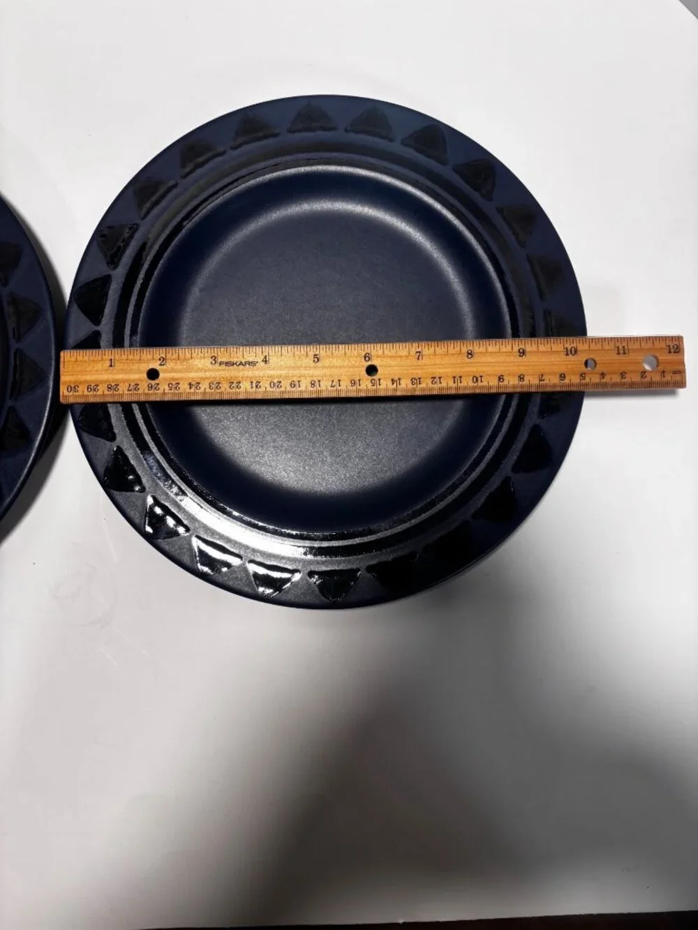 Pfaltzgraff Morning Light Stoneware Dinner Plates Set Of 2 VTG 90s Made In USA